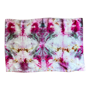Silk Pillow Case in Hibiscus
