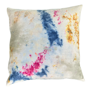 Throw Pillow in Floral Paint