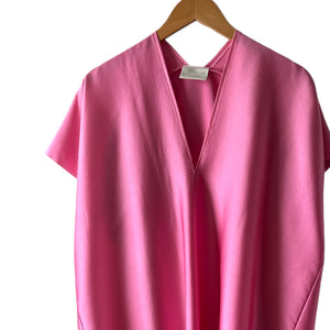 Silk Charmeuse Top in Malibu Pink