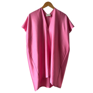 Silk Charmeuse Mini Dress in Malibu Pink
