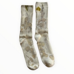 Bamboo Socks in Ecoprint